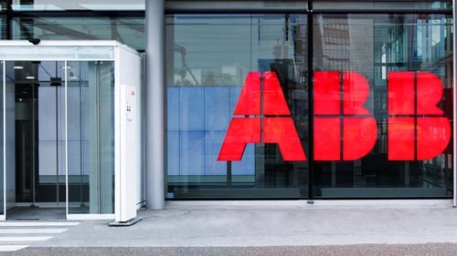 ABB makes factory robots, as well as motors and drives for factory production lines