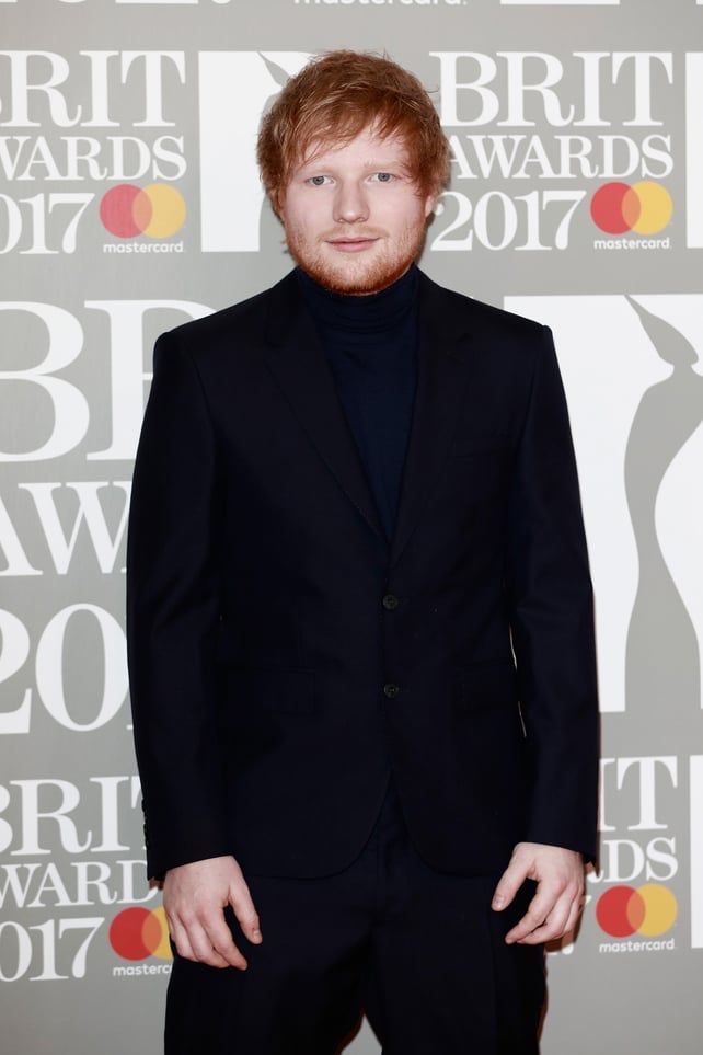 Ed Sheeran donned a sombre look wearing all black but he can wear anything and still look lovable.