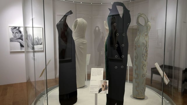<p>Diana's dresses in the 'Diana: Her Fashion Story' exhibit in Newbridge</p>