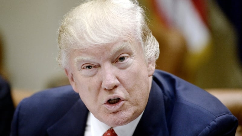 Donald Trump signed the new order behind closed doors