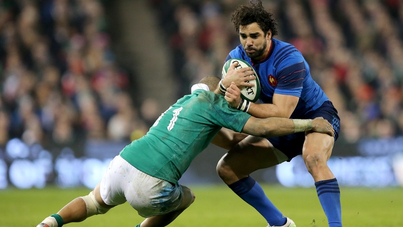 Yoann Huget returns to the France team to play Ireland