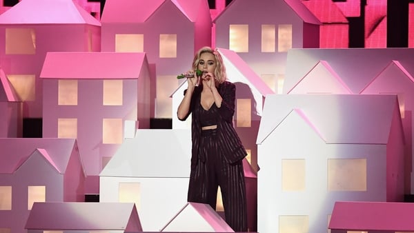 Katy Perry literally blew a house down with her performance last night