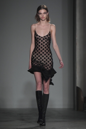 Transparency and polka dots were the key words at the Francesco Scognamiglio fashion show!