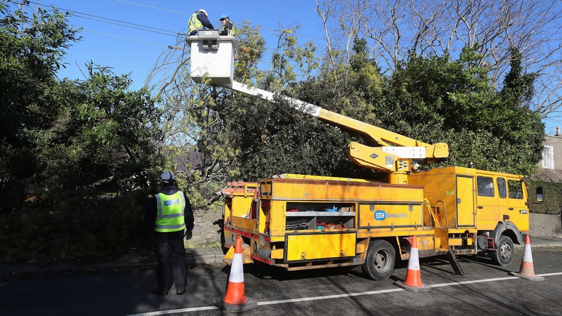 ESB crews are working to restore connections