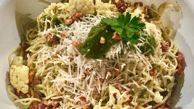 Ali Honour's Roast Cauliflower Spaghetti: Today