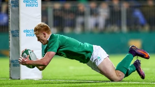 Tommy O'Brien scores the second try of the night