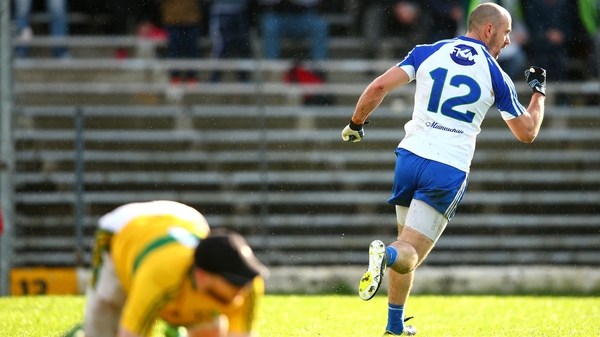 Gavin Doogan celebrates his crucial goal