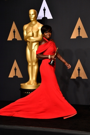 Best Supporting Actress Winner Viola Davis, who won for her performance in Fences