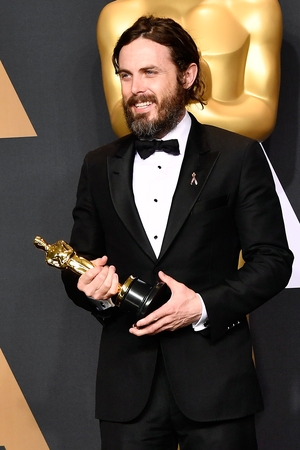 Best Actor winner Casey Affleck, who picked up the gong for Manchester By the Sea