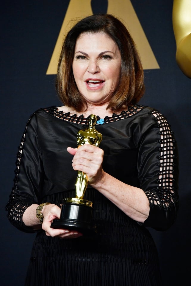 Costume Designer Colleen Atwood, winner of the Best Costume Design award for Fantastic Beasts and Where to Find Them