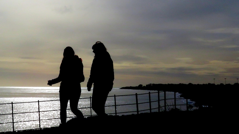 Afternoon stroll by Greystones, Co Wicklow (PIc: Brian Keeley)