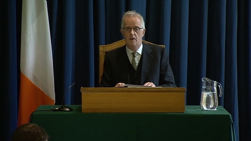 The sole member of the Disclosures Tribunal, Supreme Court Justice Peter Charleton