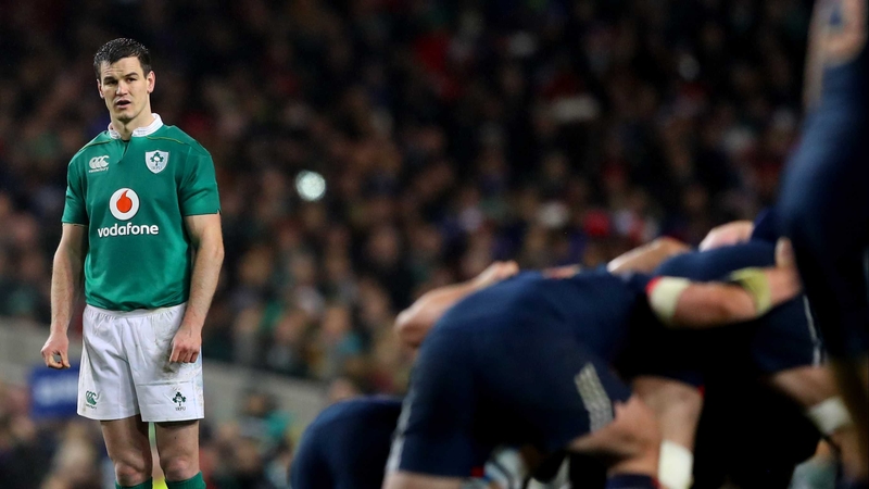 Johnny Sexton at the Aviva on Saturday