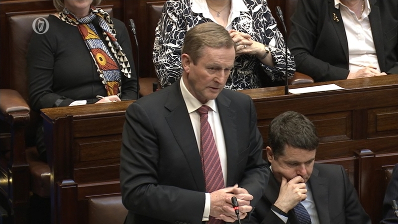 Enda Kenny said he did not have details on the criminal investigation into the case