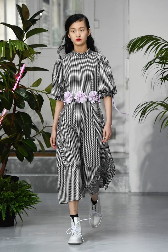 Vichy print and flowers for a Spring Brigitte Bardot mood at the Paskal Fashion Show.