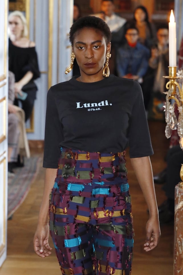 We love a good statement t-shirt and this one from Jour/ne is perfect - even if it does say Lundi (Monday), 7.45am.