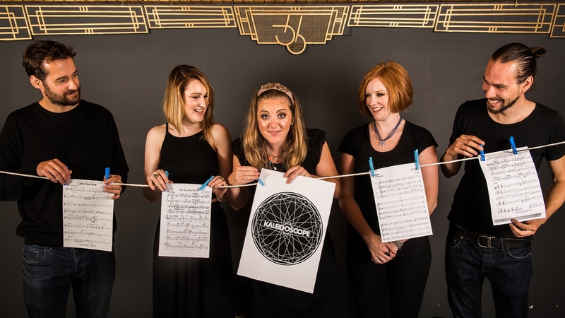 Karen Dervan (second from right) and the Kaleidoscope team, appearing this weekend at New Music Dublin.