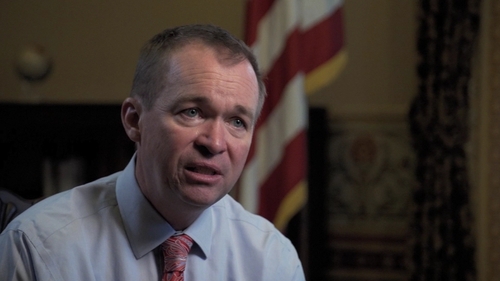 Mick Mulvaney said the US is 'competing' with Ireland