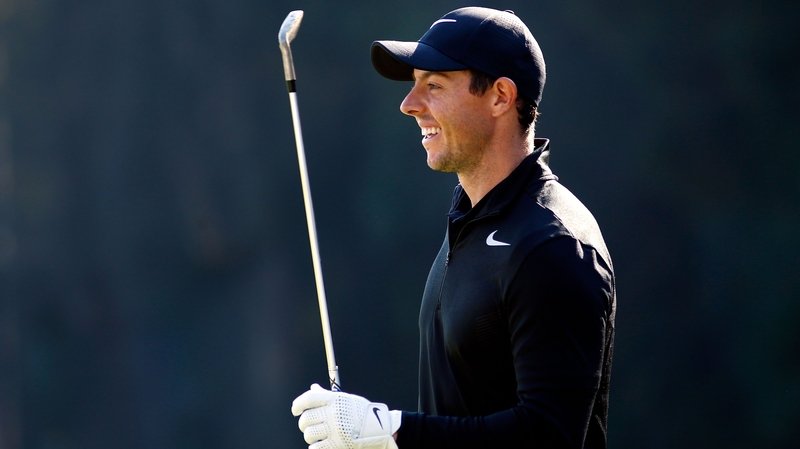 Rory McIlroy practising ahead of the World Golf Championships -Mexico Championship