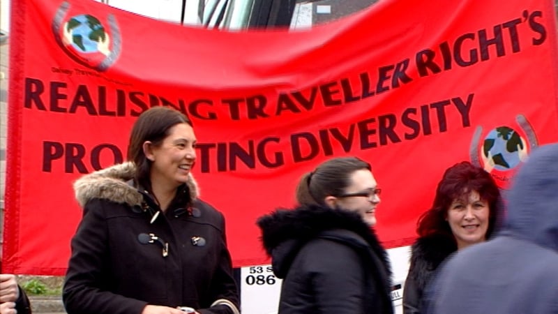 Traveller groups are at Leinster House for the announcement