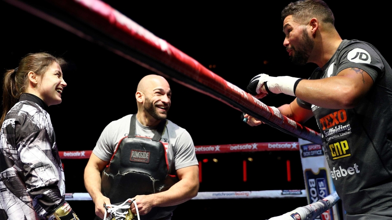 Katie Taylor and Tony Bellew shoot the breeze
