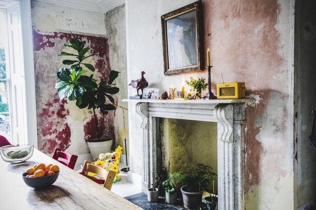 The judges fell in love with the stripped back walls of the Georgian home.