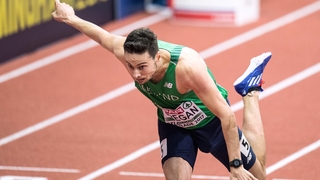 Brian Gregan was the only Irish athlete to progress from the heats this morning