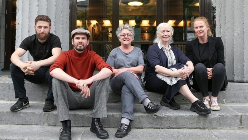 Garry Hynes (centre) says the 2017 Druid programme presents "a necessary look at where we are and where we've come from".