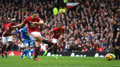 Zlatan Ibrahimovic missed from the penalty spot