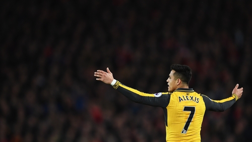 Alexis Sanchez has 29 goals and 15 assists this season