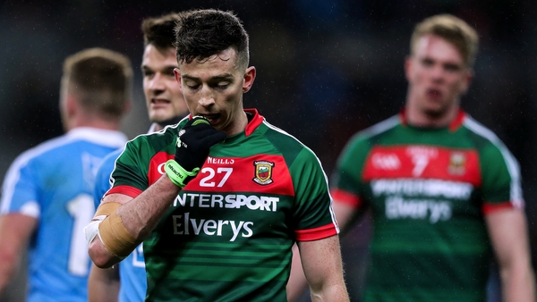 Evan Regan reacts to the Croke Park defeat