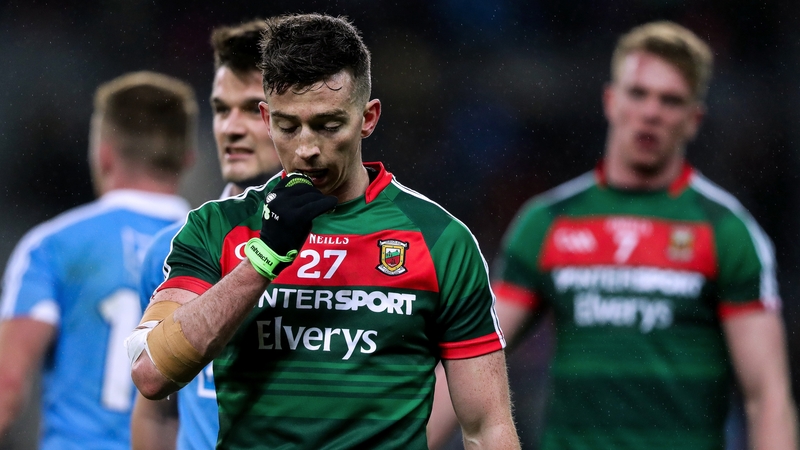 Evan Regan reacts to the Croke Park defeat