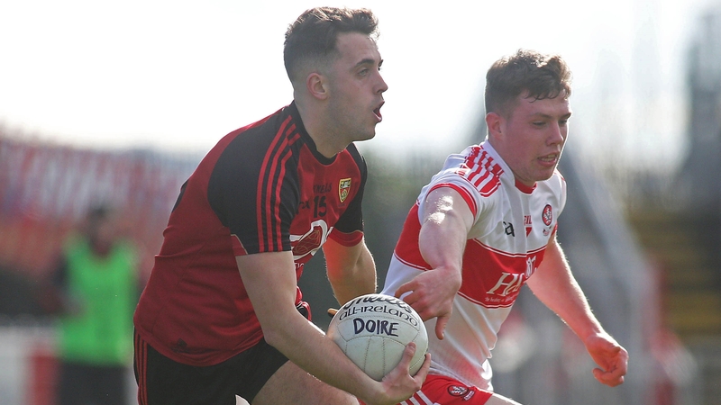 Ryan Johnston's first-half goal helped Down to a 1-10 to no score lead