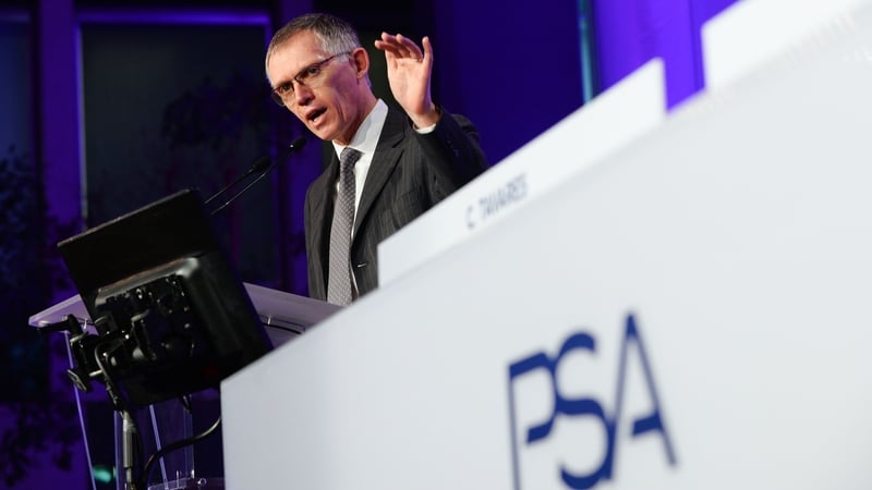 PSA Group's chief executive Carlos Tavares
