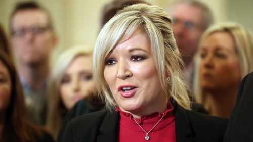 Michelle O'Neill was in Dublin to meet the Tánaiste, Simon Coveney