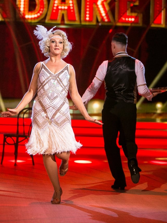 Weel 6: Katherine makes a fabulous flapper in this retro dress.