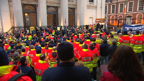 Dublin firefighters say they will take industrial action Saturday week
