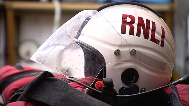 The RNLI and the Coast Guard were involved in the rescue