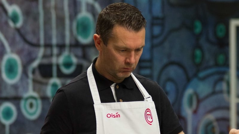 Oisín McConville is one of three finalists in Celebrity Masterchef
