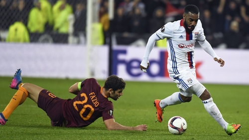 Alexandre Lacazette was the star of the show for Lyon