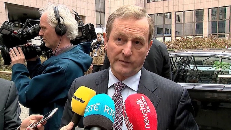 Enda Kenny is at an EU leaders summit in Brussels