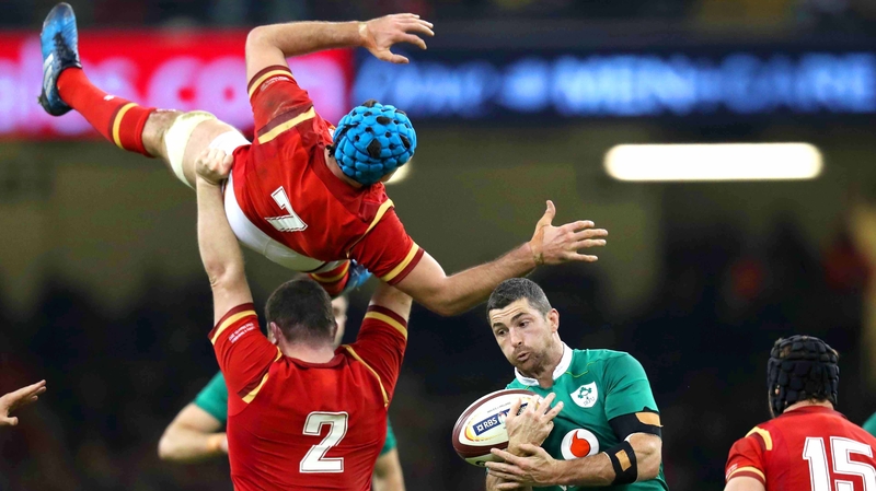 Action from last season's Six Nations clash between Wales and Ireland