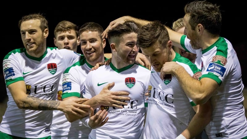 City profited from Dundalk's defeat in Derry to move three points clear