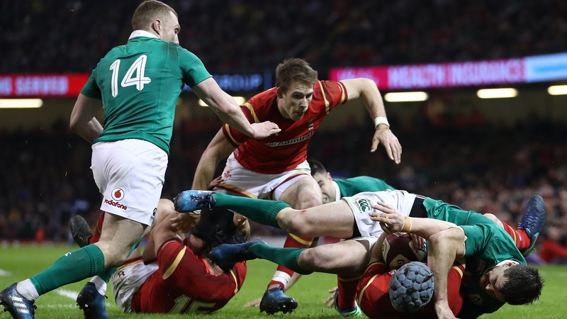 Johnny Sexton was found guilty of killing the ball on the line