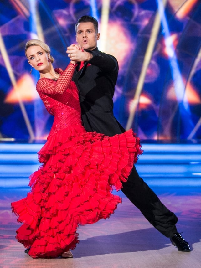 Week 10: Aoibhín became a living, breathing dancing lady emjoi for her Tango with Vitali.