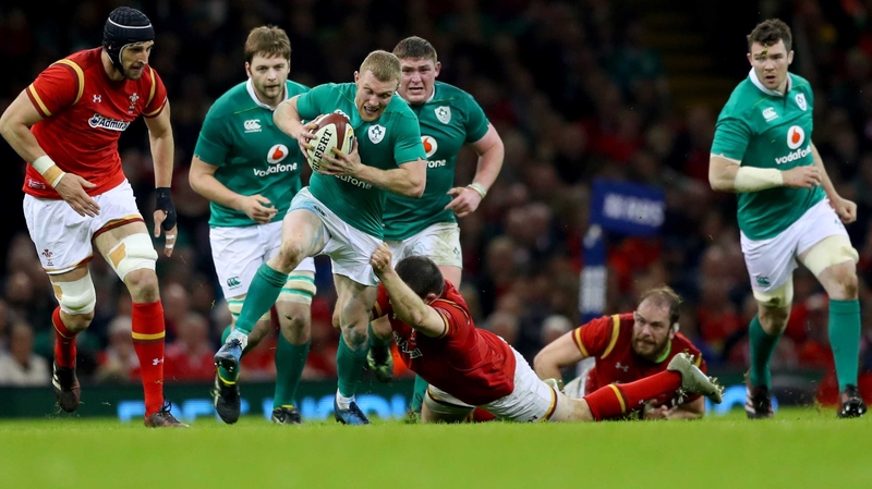 Peter O'Mahony (pictured far right) wants an Irish reaction against England