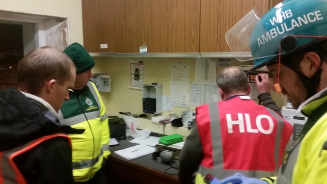 There were four crew members on board at the time