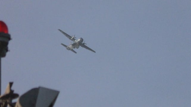 The Air Corps, the LÉ Róisín and local fishing vessels joined the Coast Guard in the search