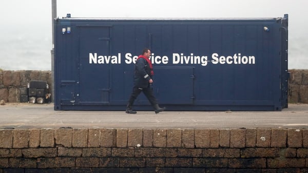 An improvement in weather conditions may allow divers to carry out detailed examinations of the helicopter
