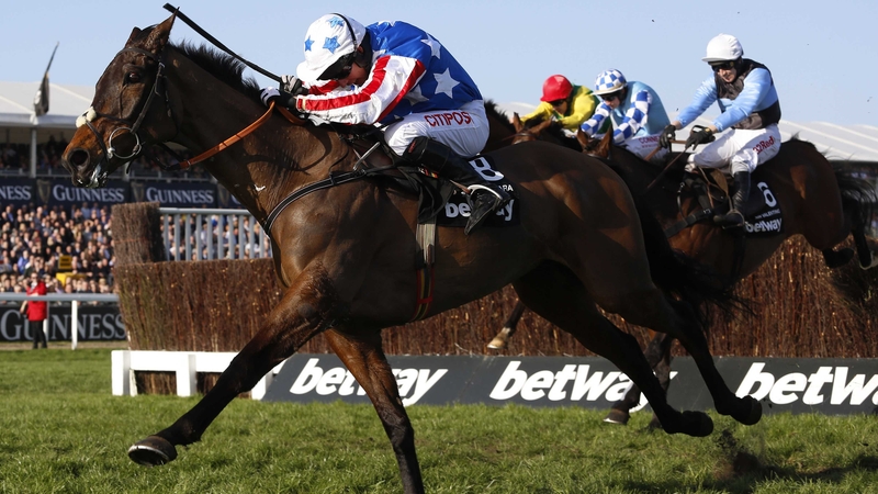 Special Tiara charges up the hill in the Champion Chase